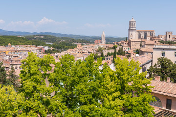 Historic center and Jewish quarter of Girona (Spain), one of the best preserved neighborhoods in Spain and Europe.