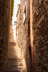 Historic center and Jewish quarter of Girona (Spain), one of the best preserved neighborhoods in Spain and Europe.
