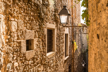 Historic center and Jewish quarter of Girona (Spain), one of the best preserved neighborhoods in Spain and Europe.