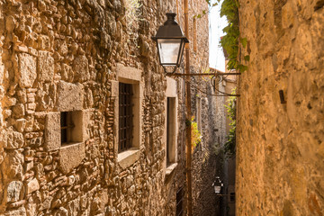 Historic center and Jewish quarter of Girona (Spain), one of the best preserved neighborhoods in Spain and Europe.