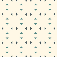 Repeated mini triangles minimalist background. Simple abstract wallpaper. Seamless pattern with geometric figures.