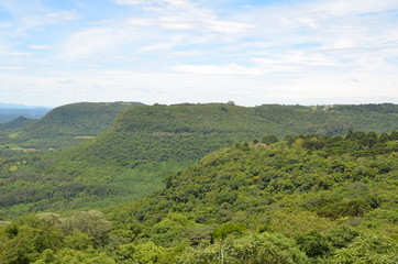 Fototapeta na wymiar A green valley in Rio Grande do Sul - Brazil