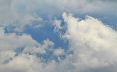 Clouds before a thunderstorm