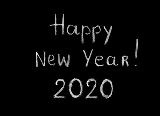 Happy New Year 2020 text
