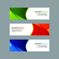 Fototapeta premium Vector Abstract design banner web template