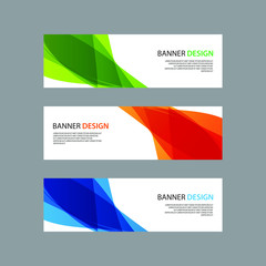 Fototapeta premium Vector Abstract design banner web template