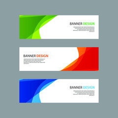 Fototapeta premium Vector Abstract design banner web template