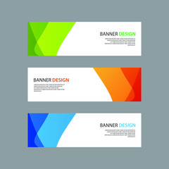 Vector Abstract design banner web template