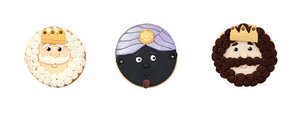 The three wise men, cookies for Christmas