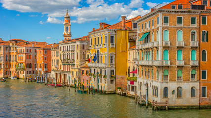 Architecture of Venice, Canal Grande, Italy, Europe - obrazy, fototapety, plakaty