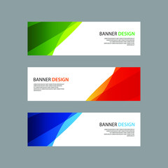 Fototapeta premium Vector Abstract design banner web template