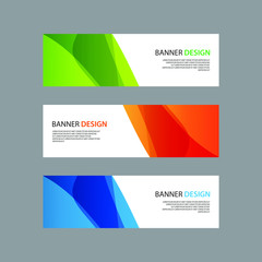 Fototapeta premium Vector Abstract design banner web template