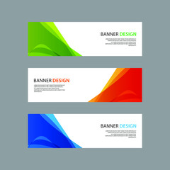 Vector Abstract design banner web template