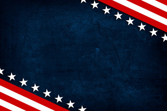 USA background. American style background with USA flag elements.