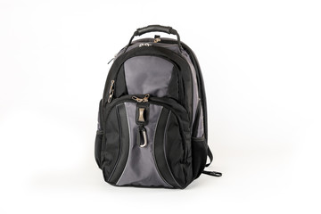 Fototapeta premium The assembled backpack isolated in a white background