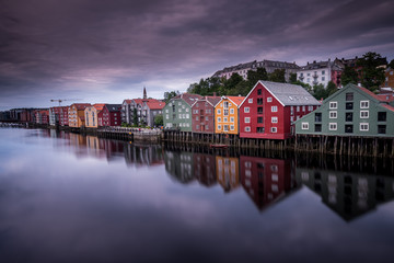 Trondheim city in Norway