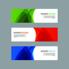 Vector Abstract design banner web template