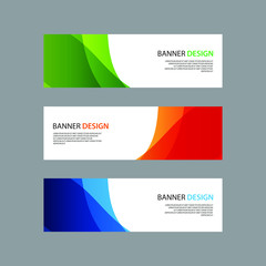 Fototapeta premium Vector Abstract design banner web template