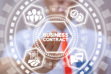 Business Contract concept. Deal and Agreement.