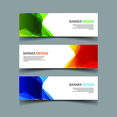 Fototapeta premium Vector Abstract design banner web template