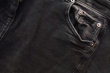 Naklejka premium Denim. Jeans background. Denim jeans texture or denim jeans background.Grey denim pattern.