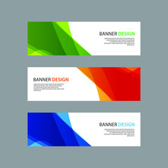 Vector Abstract design banner web template