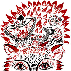 flea market on the cat