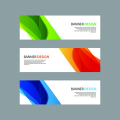 Fototapeta premium Vector Abstract design banner web template
