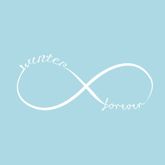 Modern, infinity, sign, illustration background