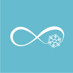 Modern, infinity, sign, illustration background