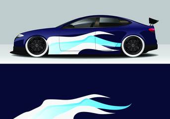 car wrap modern abstract vector design