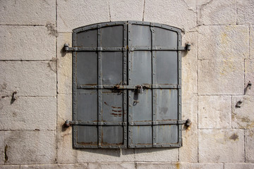 Old bank window in Gamla stan
