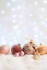 White christmas with snow