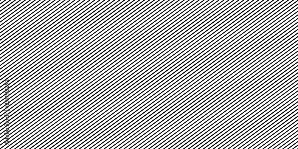Poster Diagonal lines black pattern. Seamless texture – stock vector