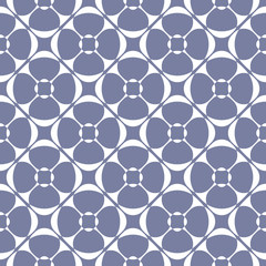Fototapeta premium Vector geometric vintage ornament. Seamless pattern, blue and beige colors