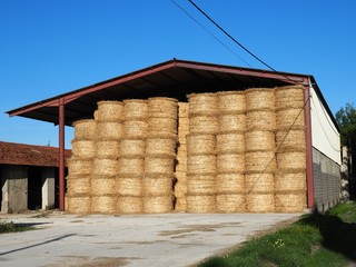 Hay barn in France