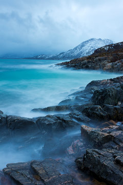 Küste am Polarkreis im Winter © A.Meyer