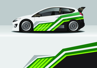 Fototapeta premium car wrap abstract modern shapes