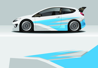 car wrap abstract modern shapes