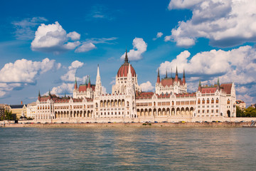 Fototapeta premium Budapest Parliament epic shot Hungary 