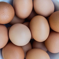 Brown Eggs in Bowl