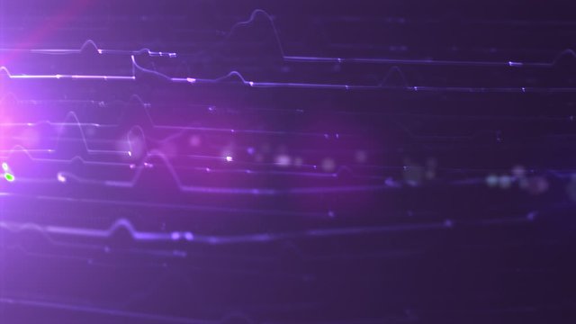 Digital Futuristic Technology Background (Looping)