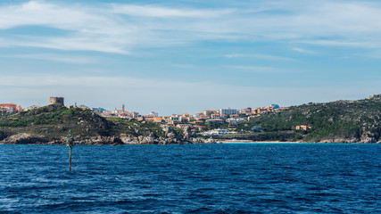 View of the city of Santa Teresa Gallura, Sardinia, Italy.
