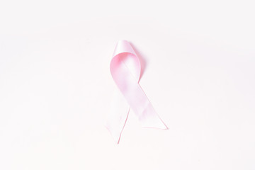Pink ribbon, symbol of breast cancer awareness