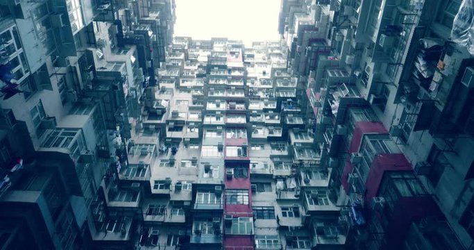 Residential buildings in Hong Kong, China