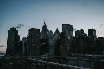 Naklejka premium Skyline Nueva York