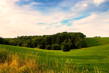 german rural hdr landscape wuppertal ronsdorf, nrw germany