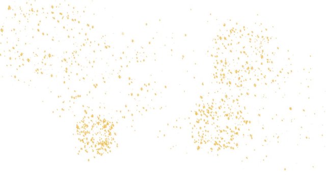 Gold fireworks isolated on white background. Celebration, holidays, party decoration.