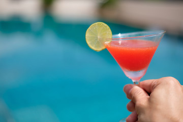 cocktail on the beach