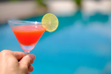 cocktail on the beach